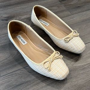 Steve Madden Square-Toe Flats | With Bow detail
